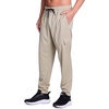 image:imageRBX Active Mens Athletic Performance Quick Dry Breathable Tapered Jogger Sweatpant with PocketsCargo Stone
