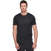 image:imageRBX Active Mens Athletic Performance Workout Gym Running Short Sleeve Crewneck TShirtShadow Stripe Black
