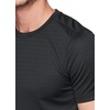 image:imageRBX Active Mens Athletic Performance Workout Gym Running Short Sleeve Crewneck TShirtShadow Stripe Black