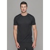 image:imageRBX Active Mens Athletic Performance Workout Gym Running Short Sleeve Crewneck TShirtShadow Stripe Black