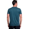 image:imageRBX Active Mens Athletic Performance Workout Gym Running Short Sleeve Crewneck TShirtShadow Stripe Dark Teal