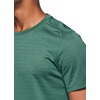 image:imageRBX Active Mens Athletic Performance Workout Gym Running Short Sleeve Crewneck TShirtShadow Stripe Jasper Green