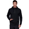 image:imageRBX Active Mens Fleece Workout Athletic Pullover HoodieColorblock Black
