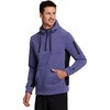 image:imageRBX Active Mens Fleece Workout Athletic Pullover HoodieColorblock Dusk