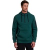 image:imageRBX Active Mens Fleece Workout Athletic Pullover HoodieColorblock Evergreen
