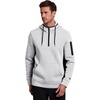 image:imageRBX Active Mens Fleece Workout Athletic Pullover HoodieColorblock Light GreyBlack
