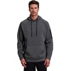 image:imageRBX Active Mens Fleece Workout Athletic Pullover HoodieDark Grey Charcoal