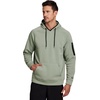 image:imageRBX Active Mens Fleece Workout Athletic Pullover HoodieSage Combo