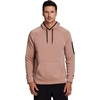 image:imageRBX Active Mens Fleece Workout Athletic Pullover HoodieTaupe Combo