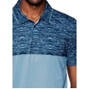 image:imageRBX Active Mens Golf Shirt Short Sleeve Quick Drying Performance Polo ShirtColorblock Mesh Blue