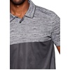 image:imageRBX Active Mens Golf Shirt Short Sleeve Quick Drying Performance Polo ShirtColorblock Mesh Grey