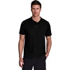 image:imageRBX Active Mens Golf Shirt Short Sleeve Quick Drying Performance Polo ShirtSolid Black