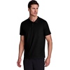 image:imageRBX Active Mens Golf Shirt Short Sleeve Quick Drying Performance Polo ShirtSolid Black
