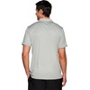 image:imageRBX Active Mens Golf Shirt Short Sleeve Quick Drying Performance Polo ShirtStriped Light Grey