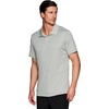 image:imageRBX Active Mens Golf Shirt Short Sleeve Quick Drying Performance Polo ShirtStriped Light Grey