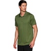 image:imageRBX Active Mens Golf Shirt Short Sleeve Quick Drying Performance Polo ShirtStriped Olive
