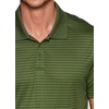 image:imageRBX Active Mens Golf Shirt Short Sleeve Quick Drying Performance Polo ShirtStriped Olive