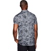 image:imageRBX Active Mens Golf Shirt Short Sleeve Quick Drying Performance Polo ShirtTonal Floral Grey