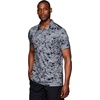 image:imageRBX Active Mens Golf Shirt Short Sleeve Quick Drying Performance Polo ShirtTonal Floral Grey