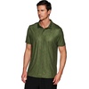 image:imageRBX Active Mens Golf Shirt Short Sleeve Quick Drying Performance Polo ShirtTonal Geo Olive