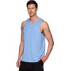 image:imageRBX Active Mens Lightweight Quick Dry Performance Sleeveless Muscle TeeBlue Shadow Stripe