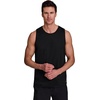 image:imageRBX Active Mens Lightweight Quick Dry Performance Sleeveless Muscle TeeJacquard Dot Black
