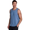 image:imageRBX Active Mens Lightweight Quick Dry Performance Sleeveless Muscle TeeJacquard Dot Elemental Blue