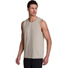 image:imageRBX Active Mens Lightweight Quick Dry Performance Sleeveless Muscle TeeJacquard Dot Stone