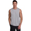 image:imageRBX Active Mens Lightweight Quick Dry Performance Sleeveless Muscle TeeStriated Grey