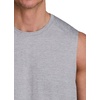 image:imageRBX Active Mens Lightweight Quick Dry Performance Sleeveless Muscle TeeStriated Grey