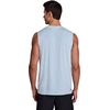 image:imageRBX Active Mens Lightweight Quick Dry Performance Sleeveless Muscle TeeStriated Light Blue Sky