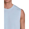 image:imageRBX Active Mens Lightweight Quick Dry Performance Sleeveless Muscle TeeStriated Light Blue Sky
