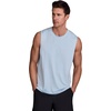 image:imageRBX Active Mens Lightweight Quick Dry Performance Sleeveless Muscle TeeStriated Light Blue Sky
