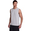 image:imageRBX Active Mens Lightweight Quick Dry Performance Sleeveless Muscle TeeStriated Light Grey Sidewalk