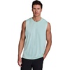 image:imageRBX Active Mens Lightweight Quick Dry Performance Sleeveless Muscle TeeStriated Seafoam Beach Glass