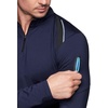 image:imageRBX Active Mens Performance Lightweight Super Soft Long Sleeve 14 Zip Shirt