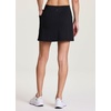 image:imageRBX Active Skort for Women Quick Drying Buttery Soft Golf Skirt with Inner Liner Shorts for Hiking Tennis Pickleball SkorBlack