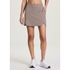 image:imageRBX Active Skort for Women Quick Drying Buttery Soft Golf Skirt with Inner Liner Shorts for Hiking Tennis Pickleball SkorDriftwood