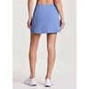 image:imageRBX Active Skort for Women Quick Drying Buttery Soft Golf Skirt with Inner Liner Shorts for Hiking Tennis Pickleball SkorMisty Blue