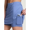 image:imageRBX Active Skort for Women Quick Drying Buttery Soft Golf Skirt with Inner Liner Shorts for Hiking Tennis Pickleball SkorMisty Blue