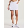 image:imageRBX Active Skort for Women Quick Drying Buttery Soft Golf Skirt with Inner Liner Shorts for Hiking Tennis Pickleball SkorWhite