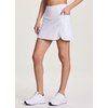 image:imageRBX Active Skort for Women Quick Drying Buttery Soft Golf Skirt with Inner Liner Shorts for Hiking Tennis Pickleball SkorWhite