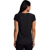image:imageRBX Active Womens Athletic Quick Dry Space Dye Short Sleeve Yoga TShirtS21 Peached Black