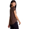 image:imageRBX Active Womens Athletic Quick Dry Space Dye Short Sleeve Yoga TShirtSpace Dye Chocolate