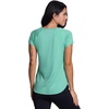 image:imageRBX Active Womens Athletic Quick Dry Space Dye Short Sleeve Yoga TShirtSpace Dye Seafoam