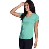 image:imageRBX Active Womens Athletic Quick Dry Space Dye Short Sleeve Yoga TShirtSpace Dye Seafoam