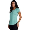 image:imageRBX Active Womens Athletic Quick Dry Space Dye Short Sleeve Yoga TShirtSpace Dye Wasabi