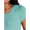 image:imageRBX Active Womens Athletic Quick Dry Space Dye Short Sleeve Yoga TShirtSpace Dye Wasabi