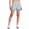 image:imageRBX Active Womens Athletic Relaxed Fit Quick Dry Stretch Woven Running Short with Inner Attached Brief and PocketsSpace Dye Cucumber