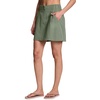 image:imageRBX Active Womens Athletic Skirt with Builtin Shorts Quick Drying Long Length Tennis Golf Skort with PocketsBasil